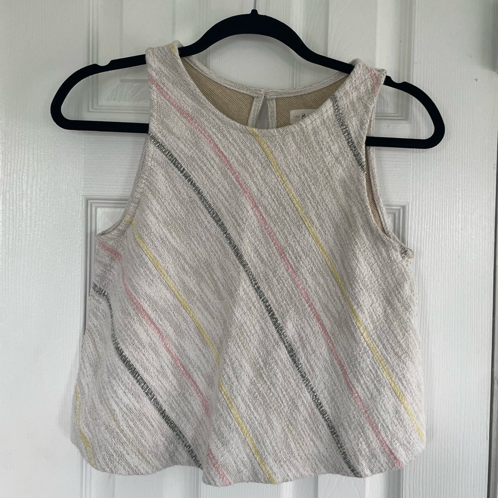 Loft Striped CropTop